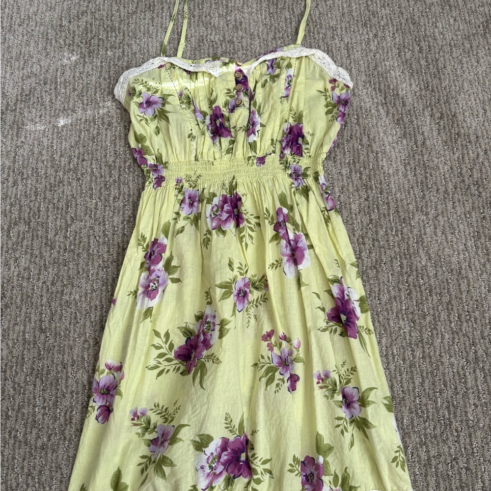 Floral Green I Love H81 Dress Size S